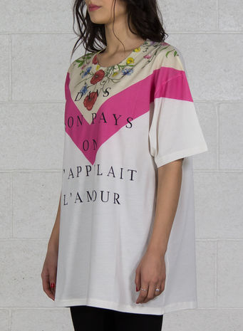 T-SHIRT FLORA, 9101IVORYMULTI, small