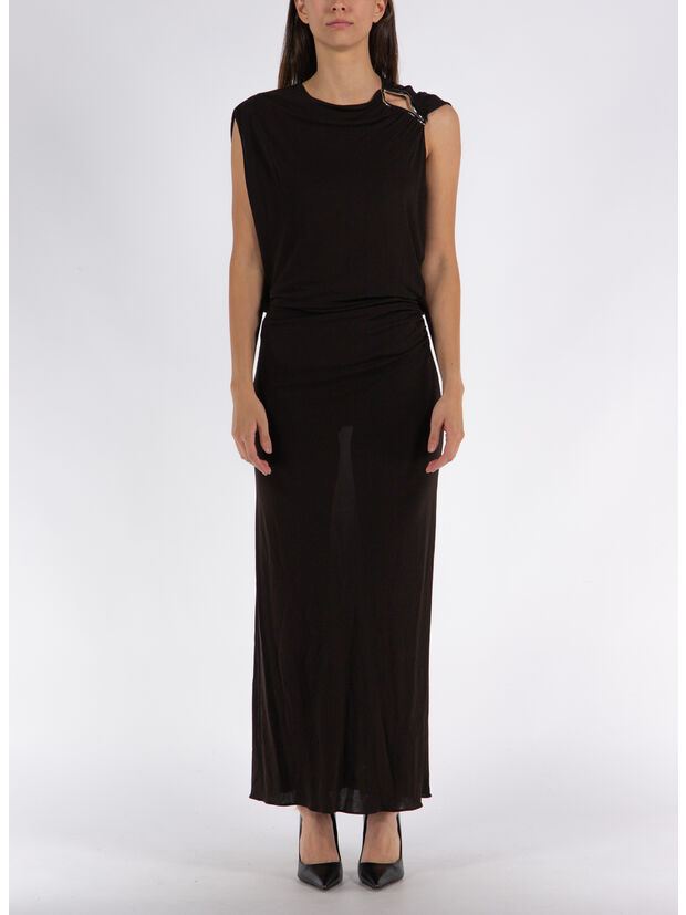 ABITO MIDI DRAPED, 693 EXPRESSO, large