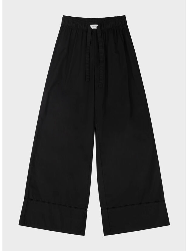 PANTALONE PAJAMA UNISEX, 0015 BLACK, large