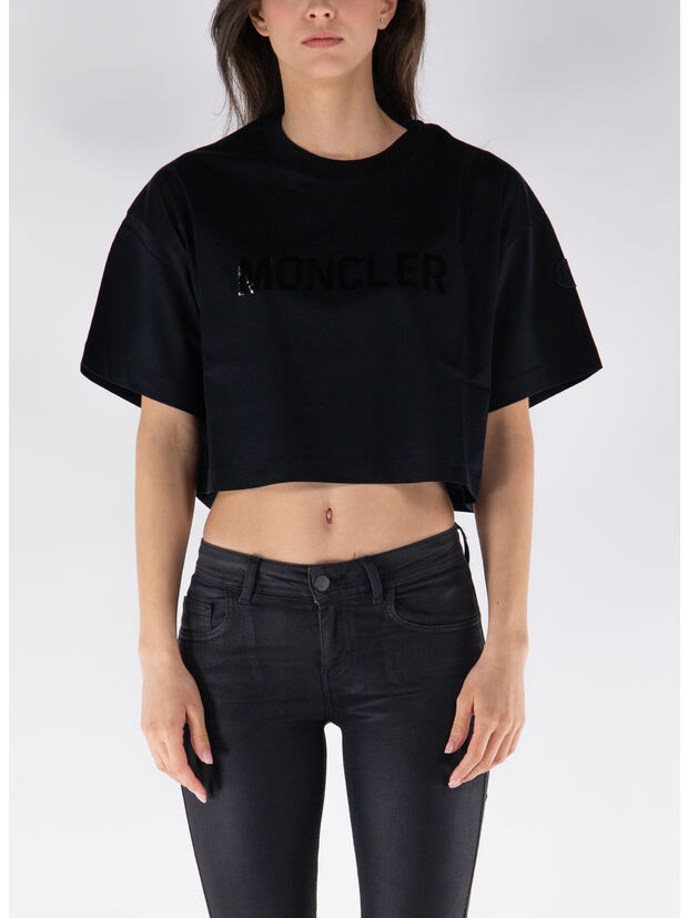 T-SHIRT CROPPED CLASSIC LOGO, 999, large