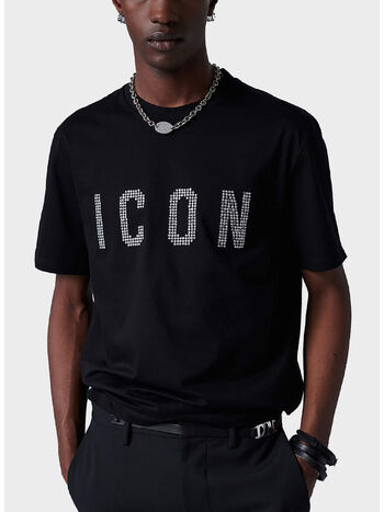 T-SHIRT REGULAR FIT, 900 BLACK, small
