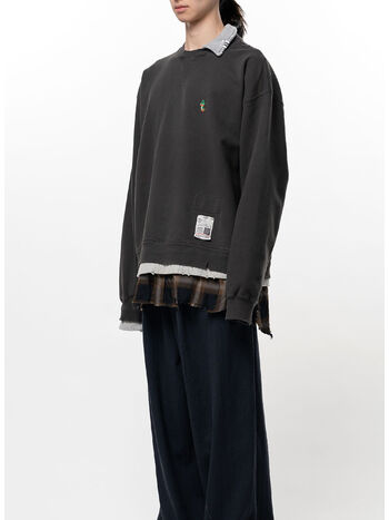 PULLOVER TRIPLE LAYERED, BLACK, small
