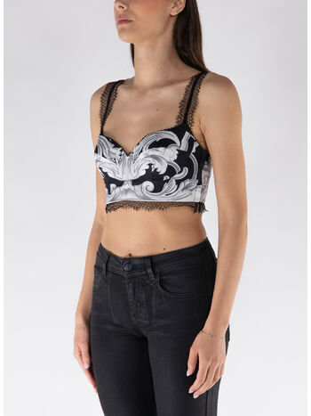 TOP BAROCCO, 5B040 NERO/BIANCO, small