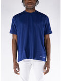 T-SHIRT S/S OVERSIZE CON LOGO, NAVY, thumb