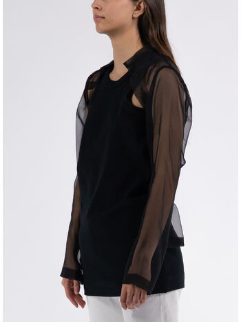 MAGLIA ML COTTON JERSEY, 001 BLACK, small