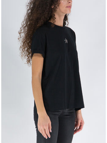 T-SHIRT CRYSTAL MINI STAR EMBROIDERY, , small