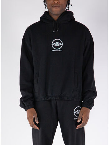 FELPA HOODIE MASKED, BLK0001 BLACK, small
