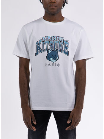 T-SHIRT CAMPUS FOX, P100 WHITE, small