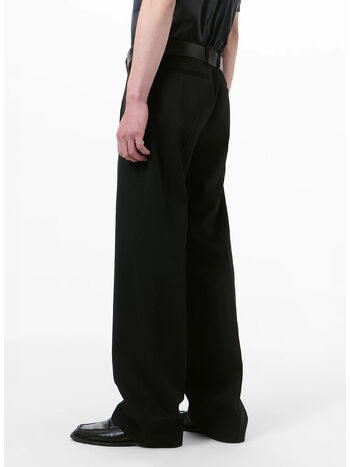 PANTALONE SLACK, COARSE BLACK GABARDINE, small