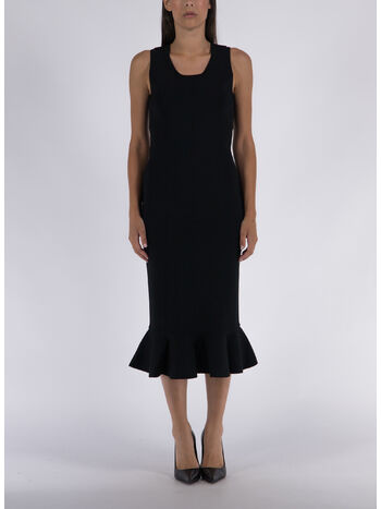 ABITO RUFFLED HEM, 999 BLACK, small