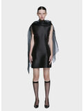 ABITO SHIFT, 1086 Black satin, thumb
