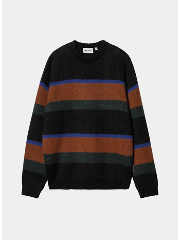 MAGLIONE MERTON, 2C8XX SUNDLING STRIPE/DEEP  H BROWN, small