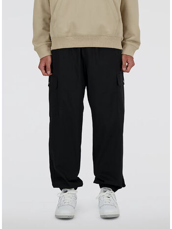 PANTALONE JOGGER ICON TWILL CARGO, 001 BLACK, small