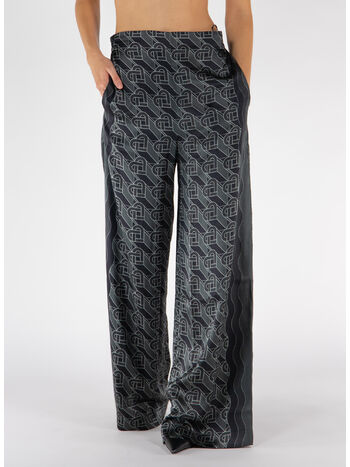 PANTALONE PRINTED, 02 HEART MONOGRAMME BLACK, small
