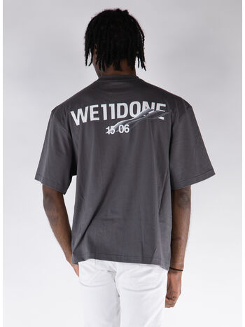 T-SHIRT WAVE LOGO, CHARCOAL, small