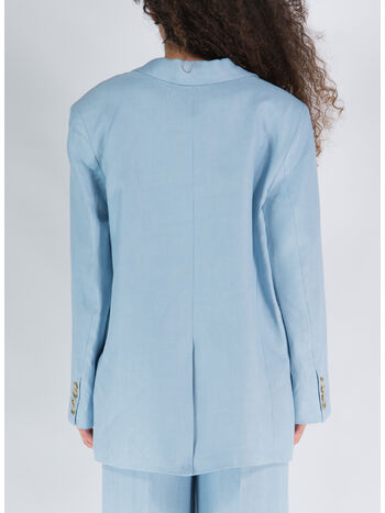 BLAZER LINO E VISCOSA, SKY BLU, small