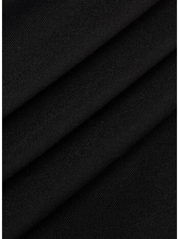 PANTALONE DROIT LAINE, BLACK, small