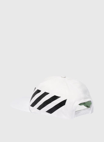 CAPPELLO DIAG, WHITE/BLACK, small