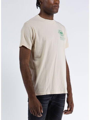RACQUET CLUB T-SHIRT, CREAM/VERDE BIANCO, small