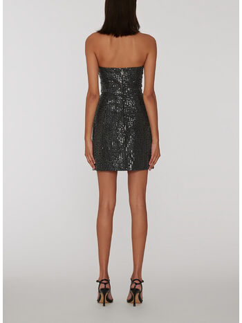 ABITO MINI TWILL SEQUIN, 1000 BLACK, small