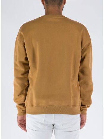 FELPA CON LOGO, 1N700 TAWNY BROWN, small