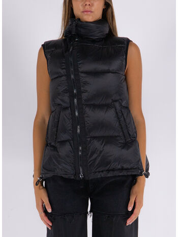 PIUMINO SMANICATO PUFFER, 001 BLACK, small