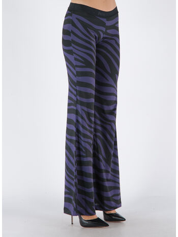 PANTALONE ZEBRA PRINT, 3710 PURPLE BLACK, small