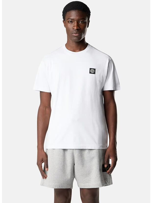 T-SHIRT COTTON JERSEY, V0001 WHITE, large