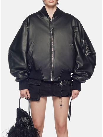 BOMBER ANJA, 100 BLACK, small