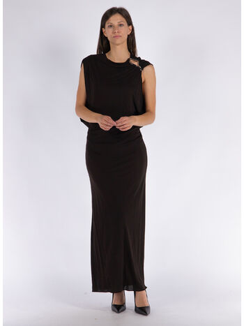 ABITO MIDI DRAPED, 693 EXPRESSO, small