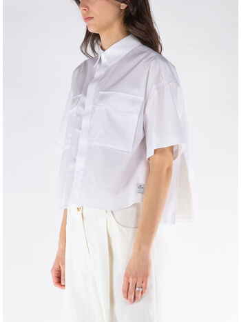 CAMICIA THOMAS MASON COTTON POPLIN, 151 OFF WHITE, small