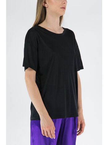 T-SHIRT SILK JERSEY, LB999 BLACK, small