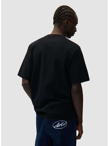 T-SHIRT SIDE LOGO, 1 BLACK, small