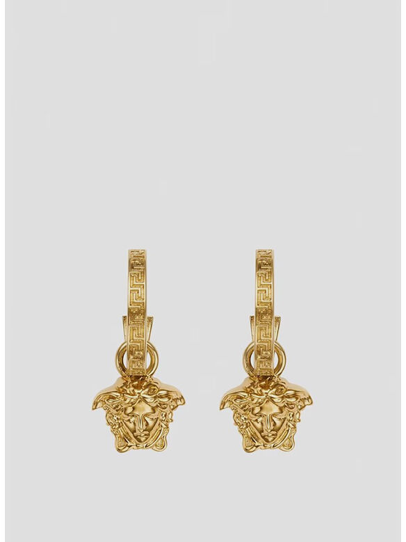 ORECCHINI  A CERCHIO GRECA, KVO ORO VERSACE, medium