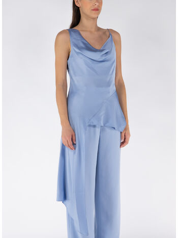 TOP RONNIE ASYMMETRIC, MARINA BLUE, small