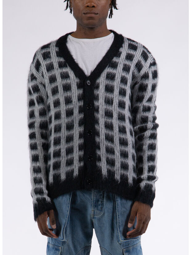 CARDIGAN A QUADRI, CHN99, large