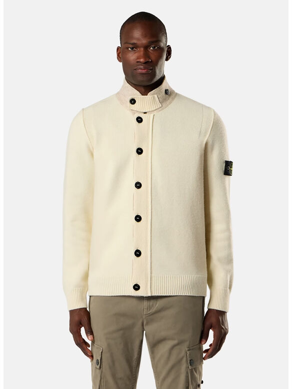 CARDIGAN LAMBSWOOL, V0093 IVORY, medium