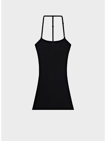 ABITO MINI IN MAGLIA STRAP RIB, , small