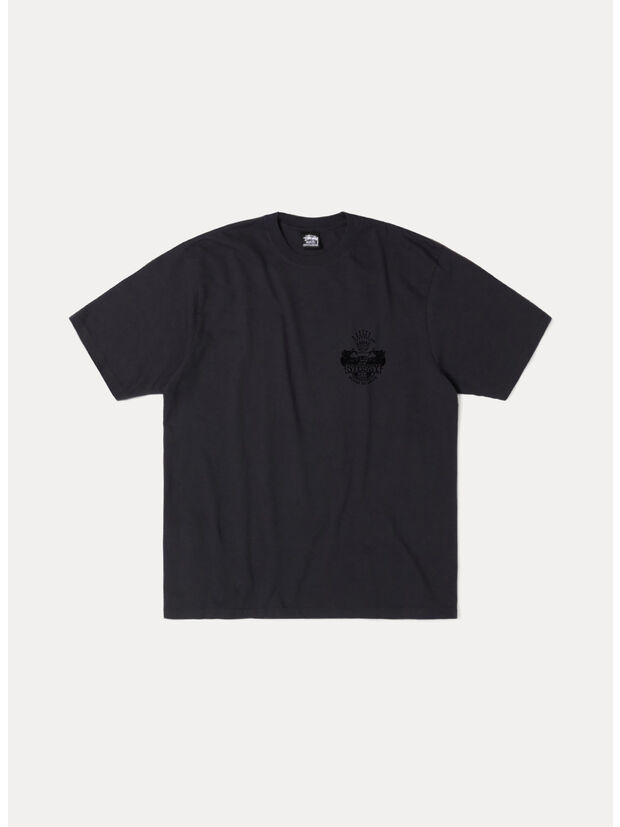 T-SHIRT BUILT TO LAST TEE PIGMENT DYED, 0090 FADED BLACK, large