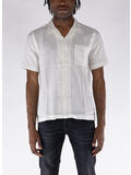 CAMICIA SHORTSLEEVE ROAD, ECRU, thumb