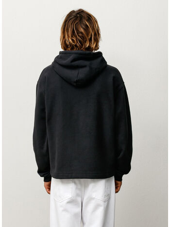 FELPA OVAL PULLOVER, 0001 BLACK, small