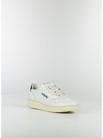 SCARPA LOW IN PELLE BIANCO, LL12 WHITENAVY, small
