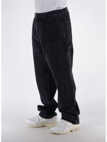 PANTALONE DOUBLE KNEE, 8906 BLACK, small