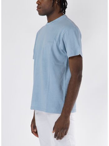 T-SHIRT DUSTER SCRIPT, 0W9GD MISTY SKY, small