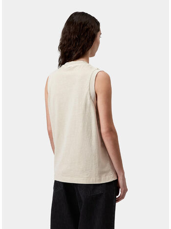 CANOTTA NELSON A-SHIRT, 3IOGD Stone, garment dyed, small