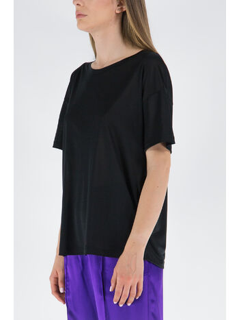 T-SHIRT SILK JERSEY, LB999 BLACK, small