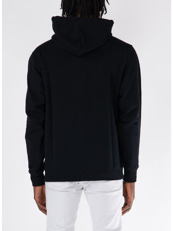 FELPA HOODIE SLOGAN CLASSIQUE, BL BLACK, small