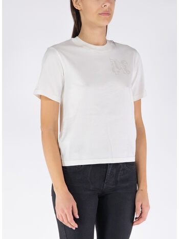 T-SHIRT MONOGRAM FITTED TEE, 0303, small
