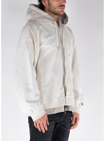 GIUBBOTTO LAYERED PARKA, WHITE, small
