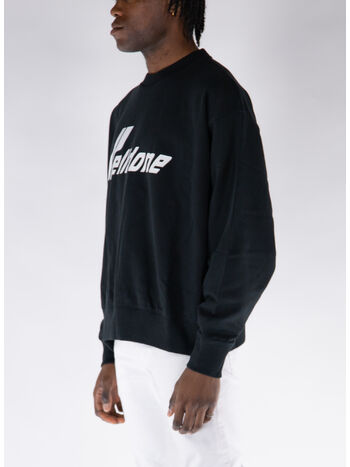 FELPA CREW WAPPEN, BLACK, small